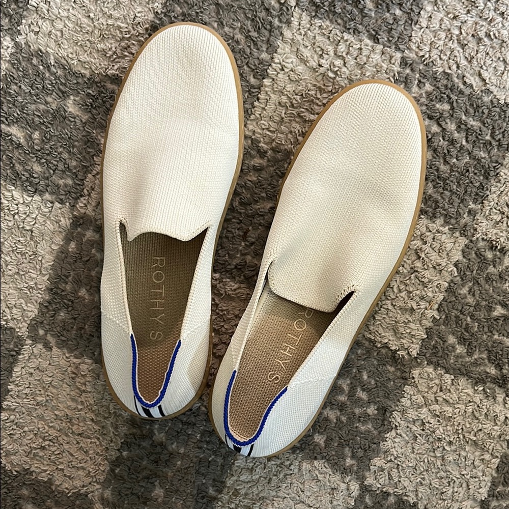 Rothy’s The Original Slip On Sneaker (Vanilla Bean/9.5)